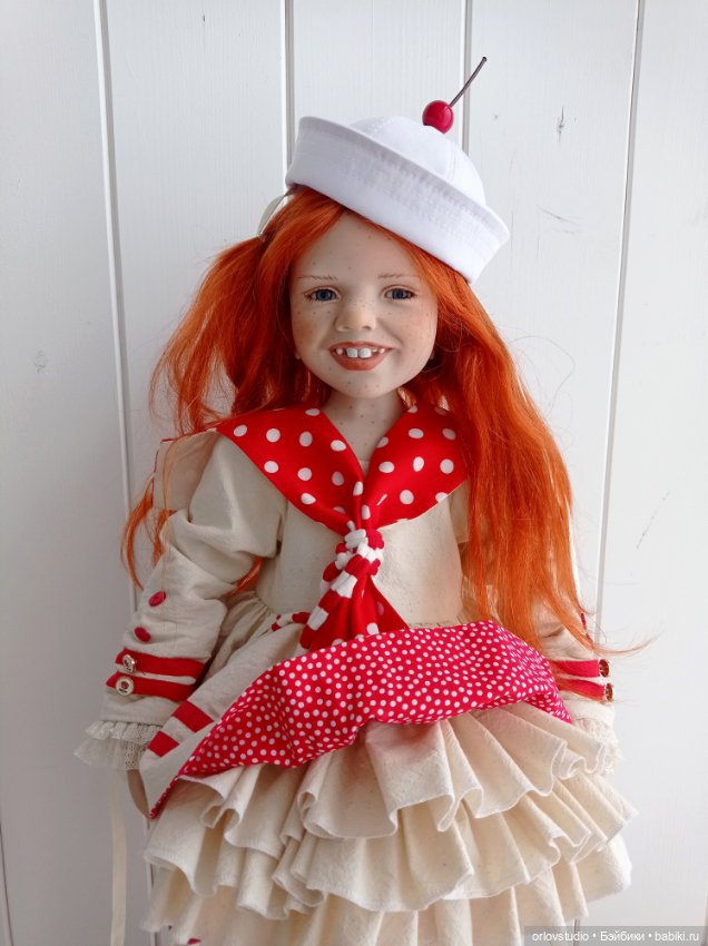 Комплект "Морская Вишенка" 🌊🍒 для кукол Zwergnase (фото 4)