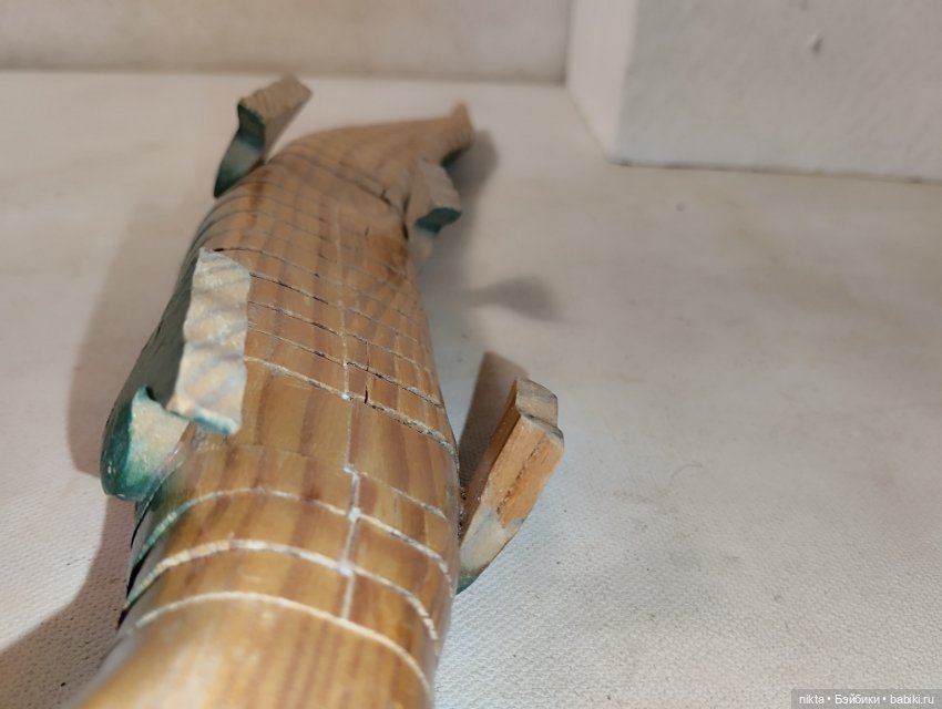 Деревянный крокодил Большой, подвижный (фото 7)