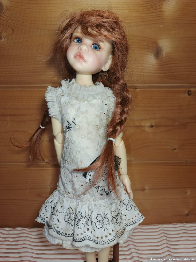 Платье на куклу БЖД MSD рост 42-45 см (фото 4)