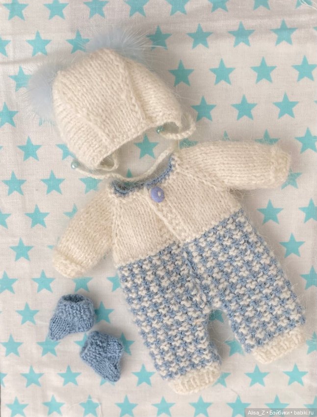 Теплый комплект для мини реборна (фото 4)