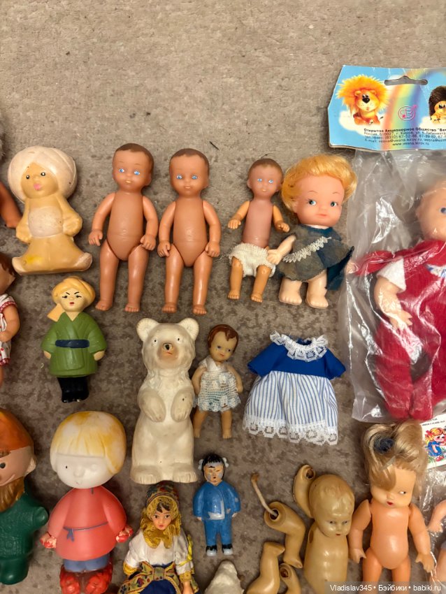 Небольшие винтажные куколки и пупсы (фото 6)
