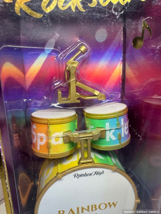 Барабаны от Ванессы Rainbow High (фото 2)