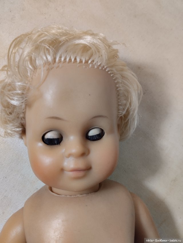 Кукла ГДР Полностью резиновая Редкий молд Дефекты (фото 8)