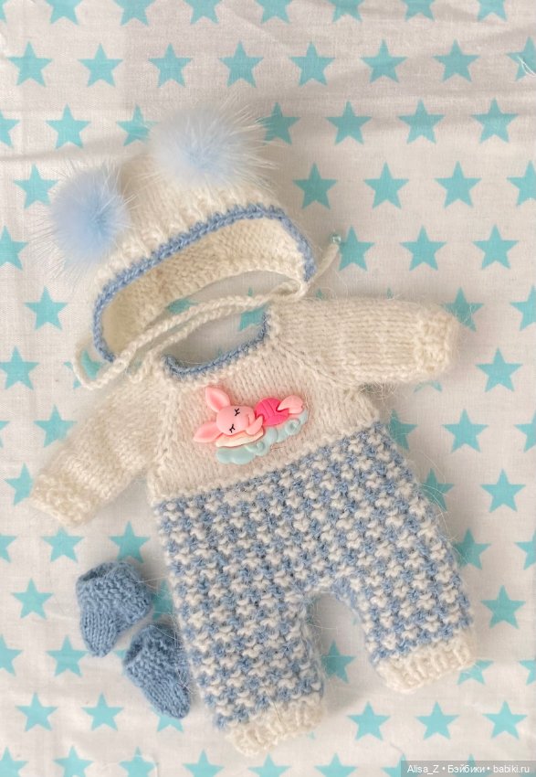 Теплый комплект для мини реборна (фото 3)