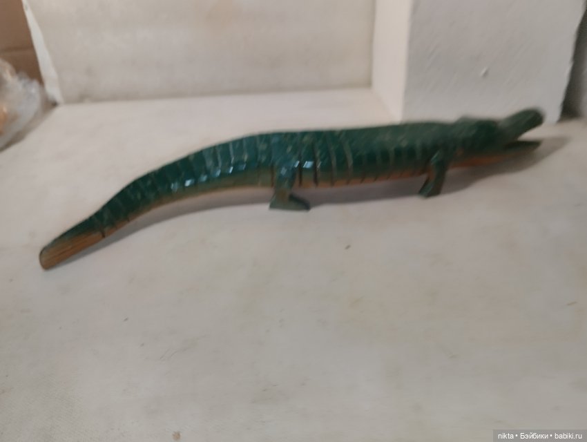 Деревянный крокодил Большой, подвижный (фото 4)