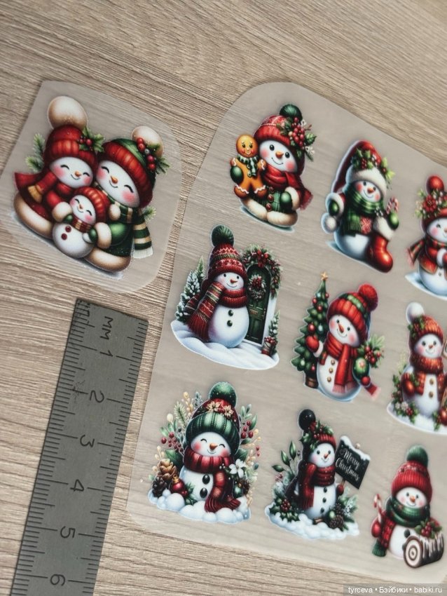 Термотрансферы (термо наклейки) для кукольных нарядов