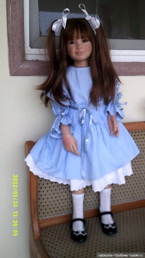 Продам редкую виниловую куклу Хейди от Сюзан Липпл ростом 90см (фото 5)