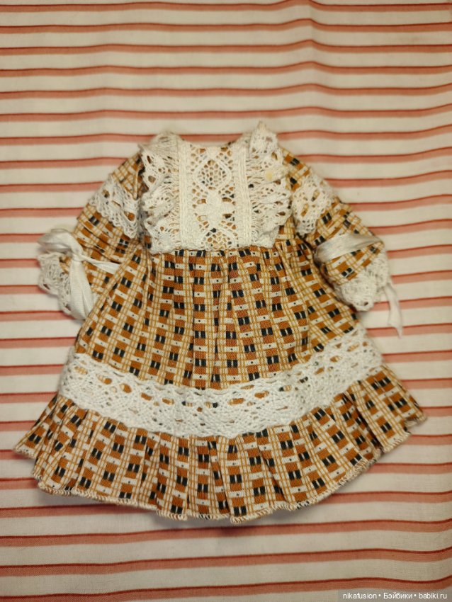 Платье на куклу БЖД 1/6 Littlefee рост 22 см (фото 3)