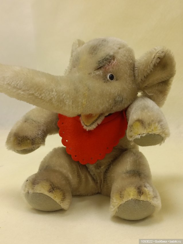 Винтажный слоник "Jumbo" Steiff (фото 4)