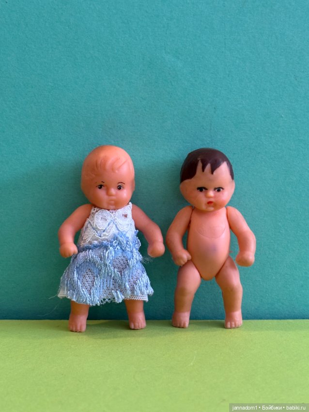 Резиновые пупсики из ГДР Аришки, Ari, высота 6,5 см