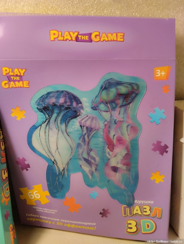 Пазлы для детей, 3D и магнитные Новые (фото 3)