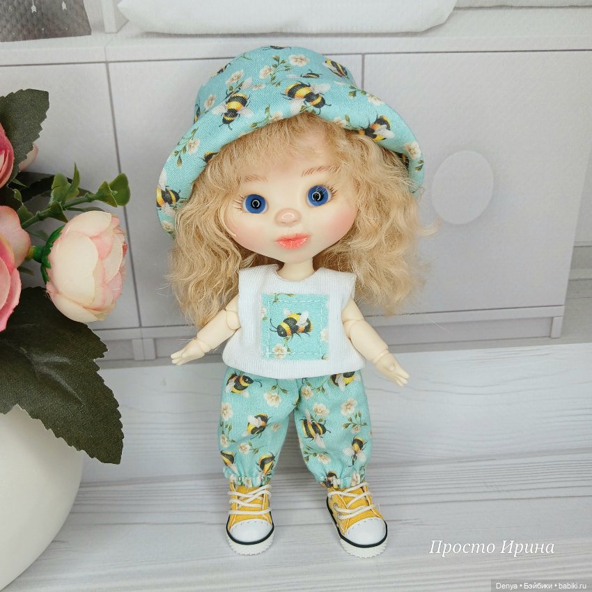 Ася Обитцу ob11 — Шарнирные куклы (не BJD) (фото 3)