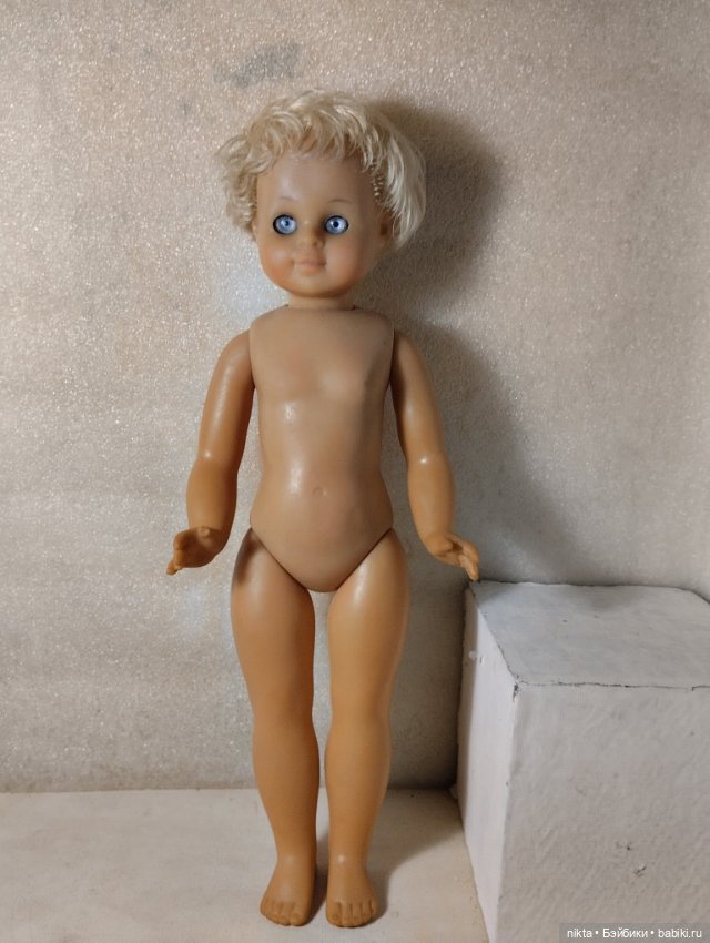 Кукла ГДР Полностью резиновая Редкий молд Дефекты (фото 4)