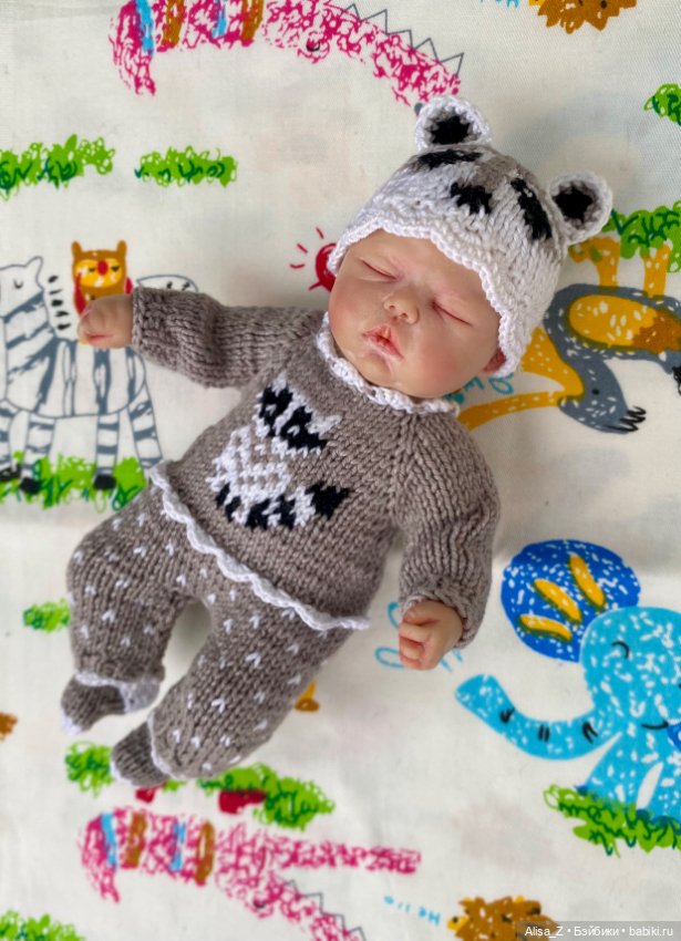 Костюм с енотом для мини малыша (фото 2)