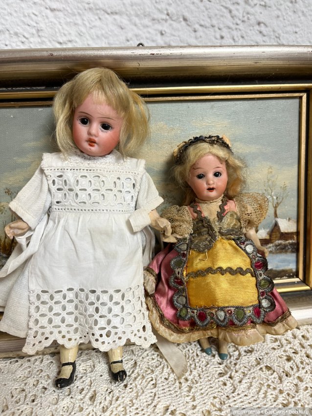 2 антикварные минички Schönau Hoffmeister, Heubach 250 рост 21-18 см