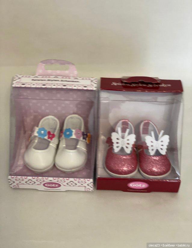 Туфли Gotz с бабочками, для куколок ростом 42-50 см (фото 7)