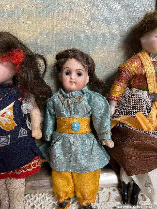 4 антикварные минички Schönau Hoffmeister, Armand Marseille, Heubach, Sonneberg (фото 4)