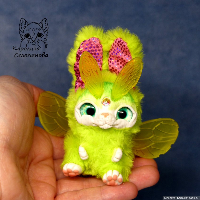 Кролокрыл - волшебный кролик (зеленый)