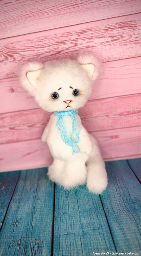 Котёнок Облачко💕 — Авторские игрушки (фото 6)