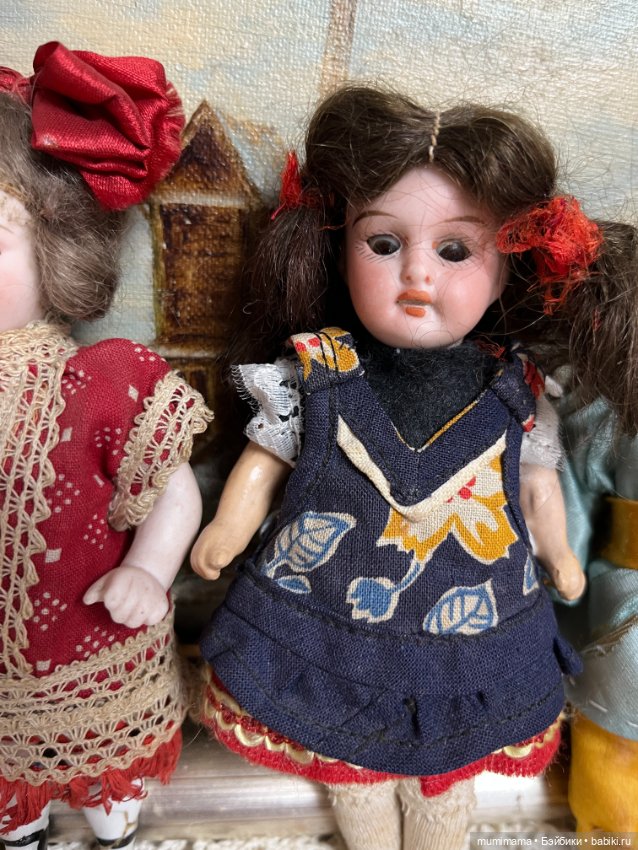 4 антикварные минички Schönau Hoffmeister, Armand Marseille, Heubach, Sonneberg (фото 3)