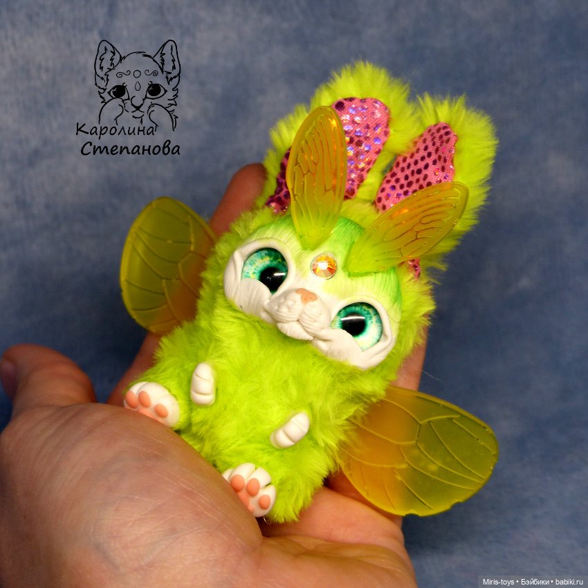 Кролокрыл - волшебный кролик (зеленый) (фото 9)