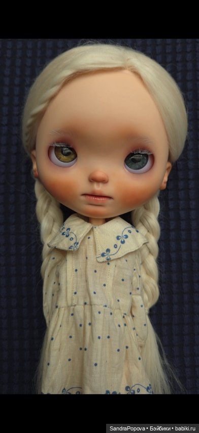 Blythe custom/блайз кастом с долепкой 🤍 (фото 7)