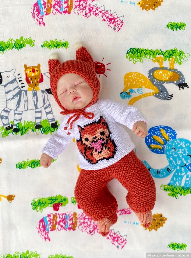 Костюм с бельчонком для мини малыша