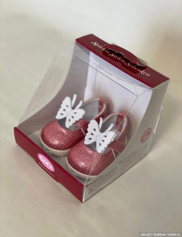 Туфли Gotz с бабочками, для куколок ростом 42-50 см (фото 6)