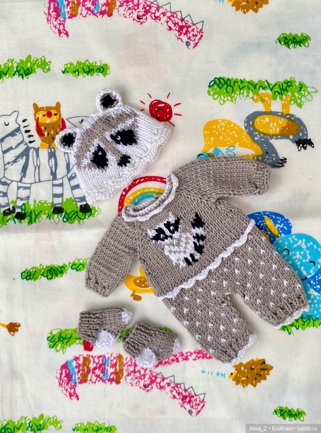 Костюм с енотом для мини малыша (фото 4)