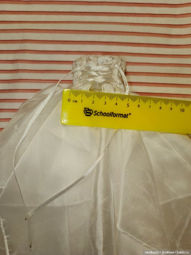 Платье на куклу БЖД 40-42, Тоннер, Поповы, Мукла (фото 5)