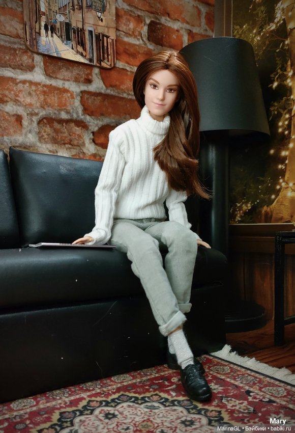 Портретная кукла Бель на суперподвижном теле