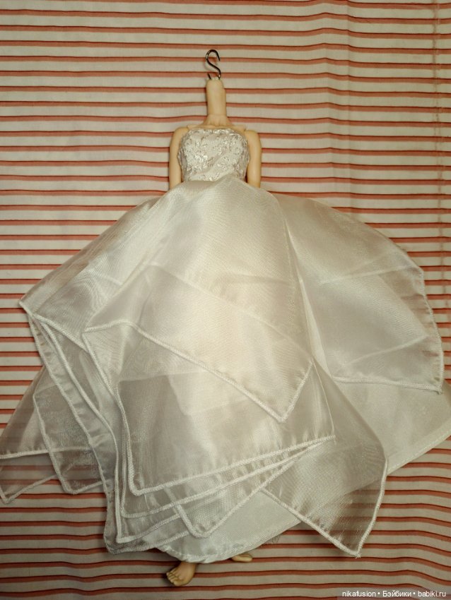 Платье на куклу БЖД 40-42, Тоннер, Поповы, Мукла (фото 2)