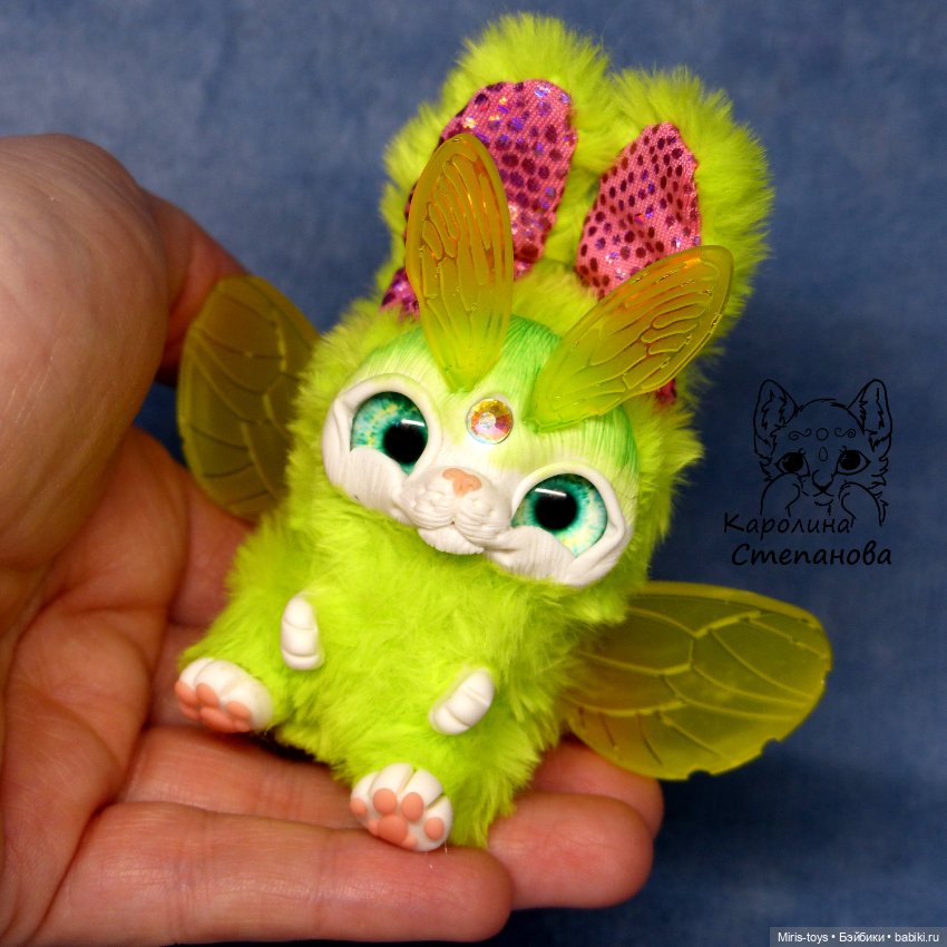 Кролокрыл - волшебный кролик (зеленый) (фото 2)