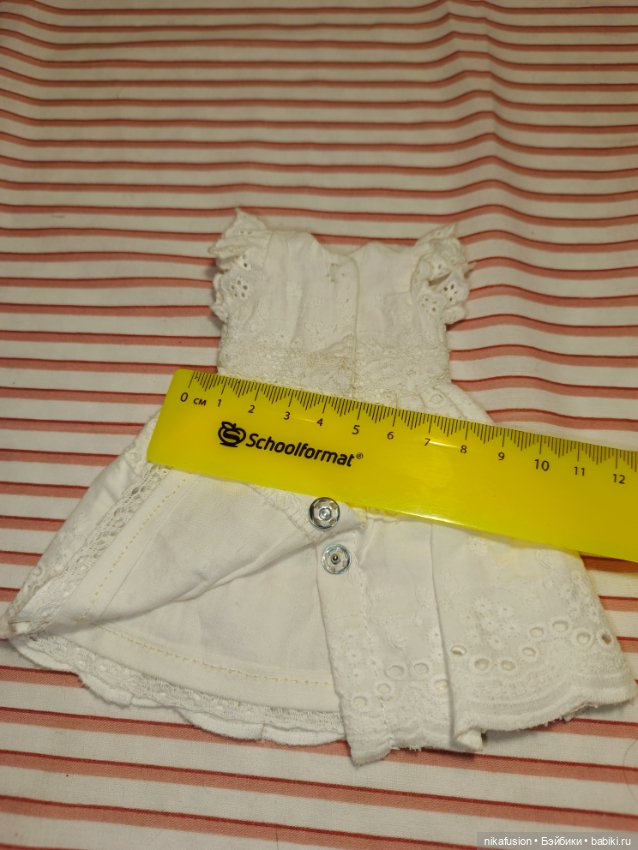 Платье на антикварную или винтажную куклу рост 20-23 см (фото 6)