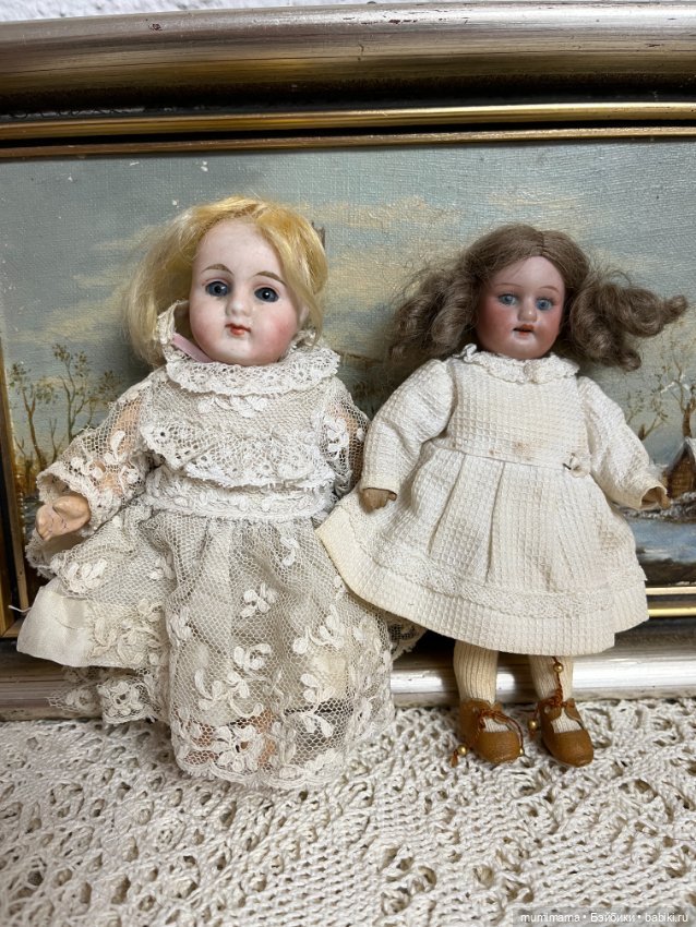 2 антикварные минички Sonneberg 39 и Armand Marseille