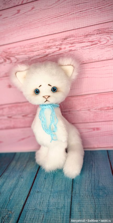 Котёнок Облачко💕 — Авторские игрушки (фото 4)