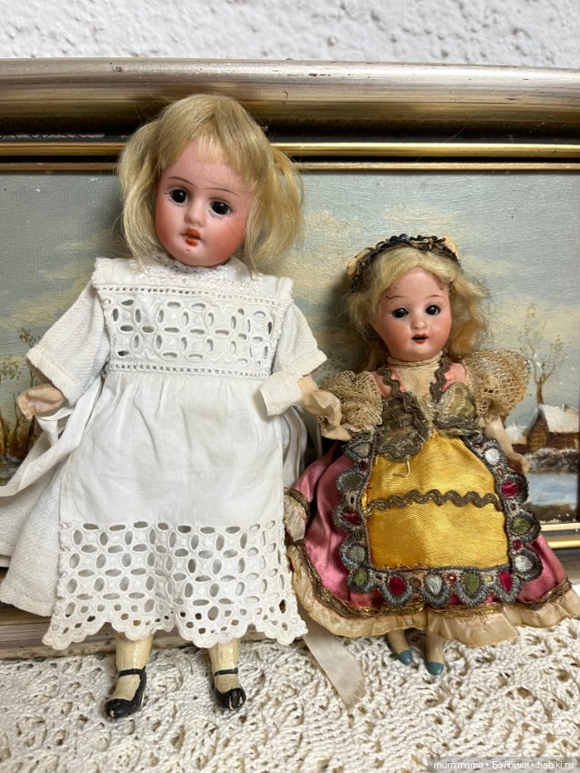 2 антикварные минички Schönau Hoffmeister, Heubach 250 рост 21-18 см (фото 3)