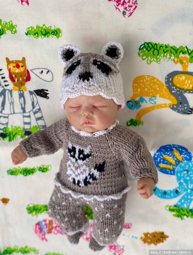 Костюм с енотом для мини малыша (фото 3)