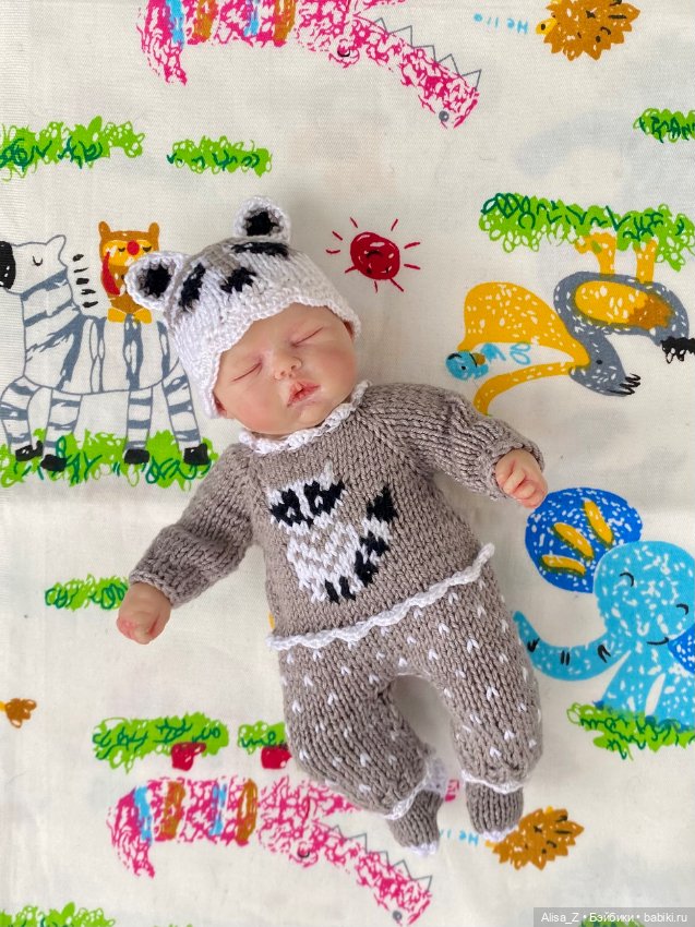 Костюм с енотом для мини малыша