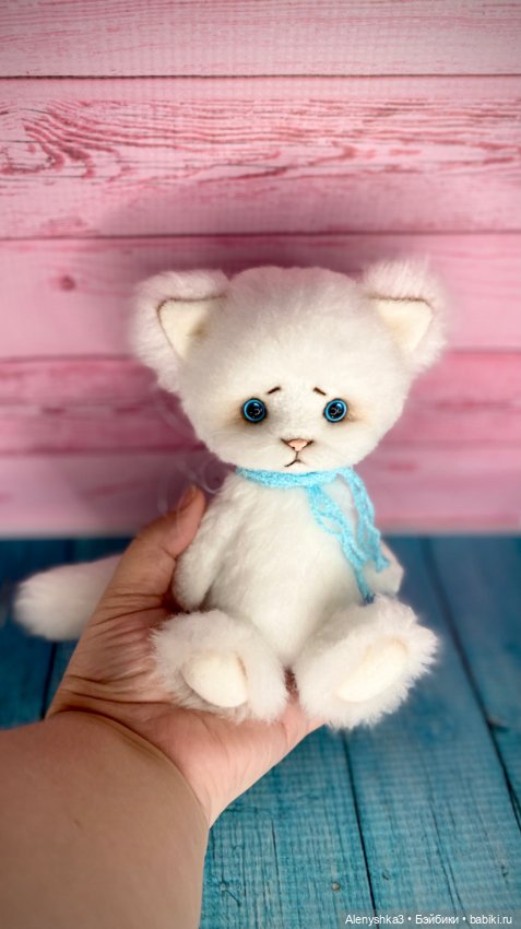 Котёнок Облачко💕 — Авторские игрушки