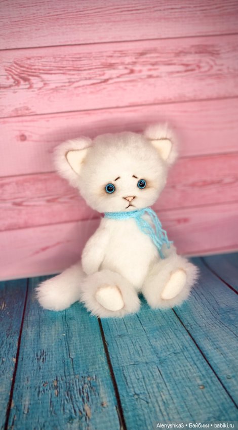 Котёнок Облачко💕 — Авторские игрушки (фото 3)