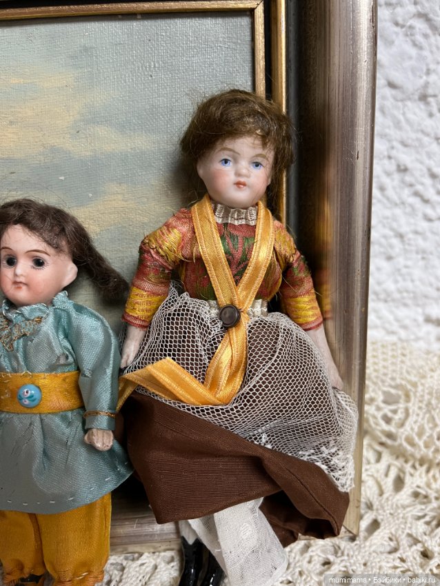 4 антикварные минички Schönau Hoffmeister, Armand Marseille, Heubach, Sonneberg (фото 5)