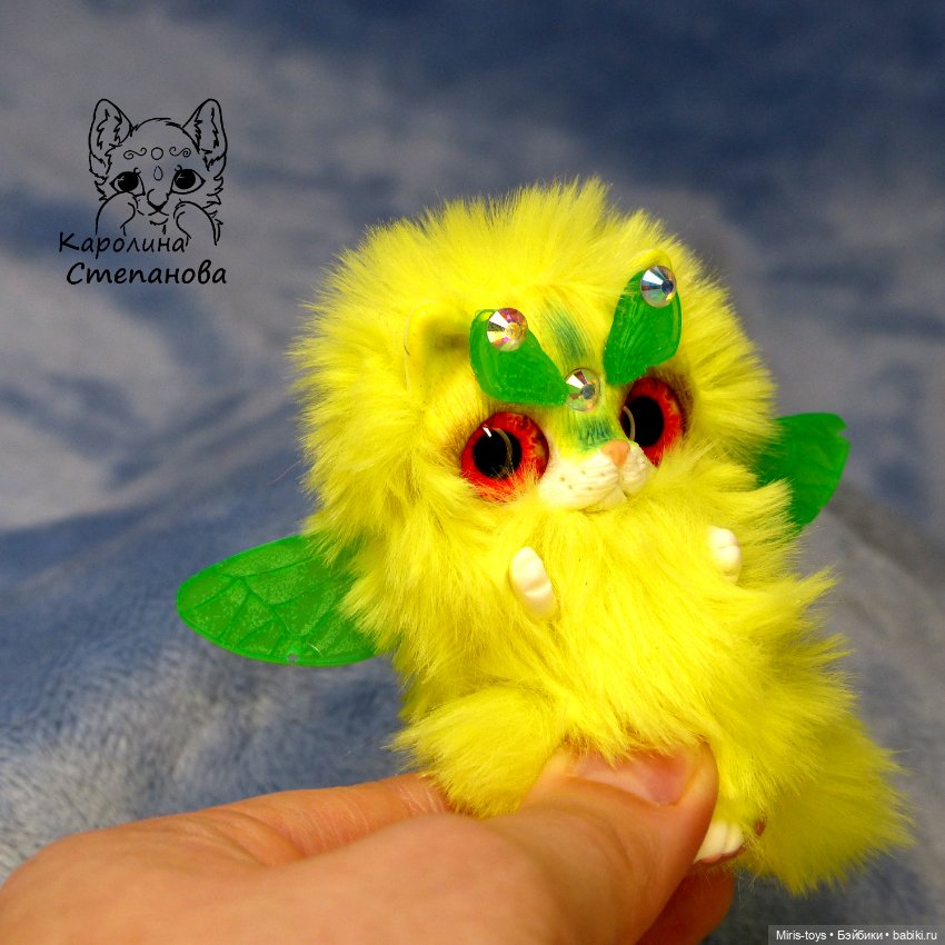Кото-фея Лимончик — Авторские игрушки (фото 6)