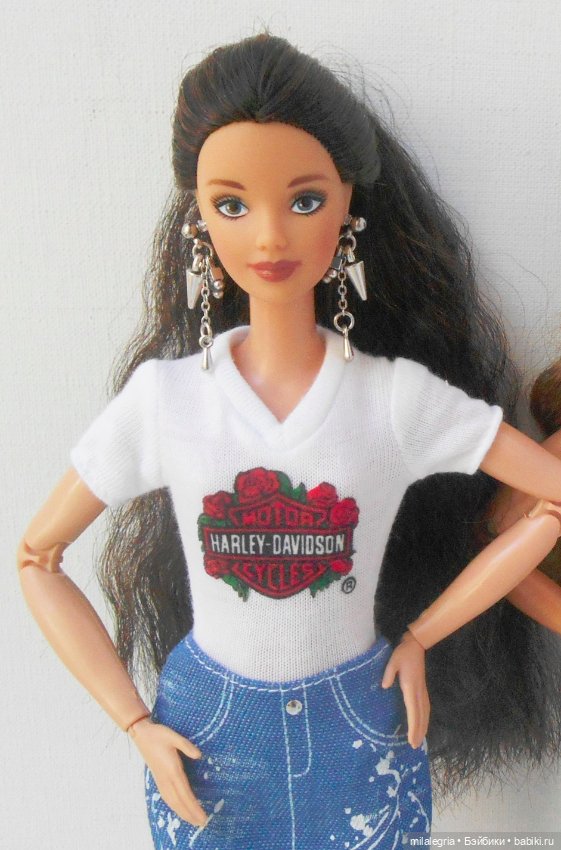 Серьги с камнями для Барби Barbie Интегрити Integrity (фото 7)