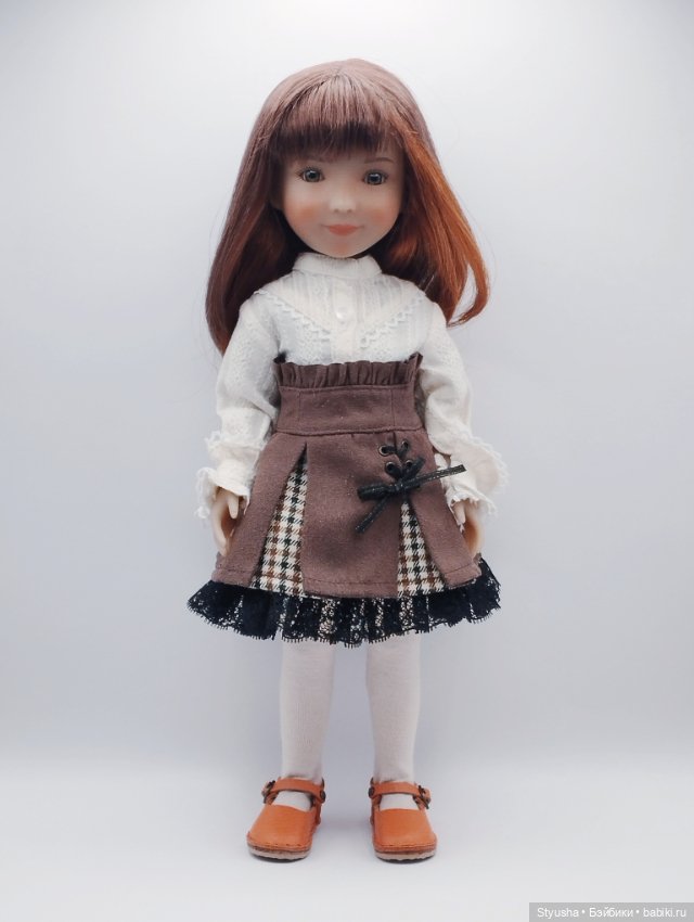 Ruby Red Siblies туфли оранжевые, обувь для кукол 31 см (фото 6)