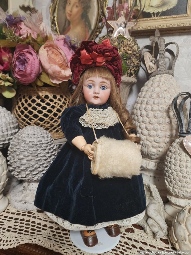 Чудесная антикварная малышка Кестер 143, 35 см