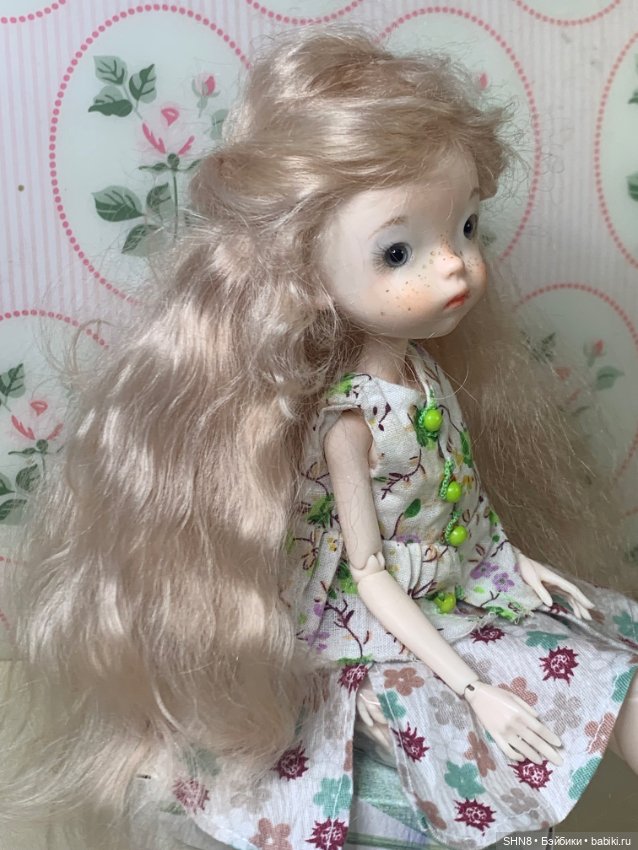 Парик для Landoudou розовый (фото 2)