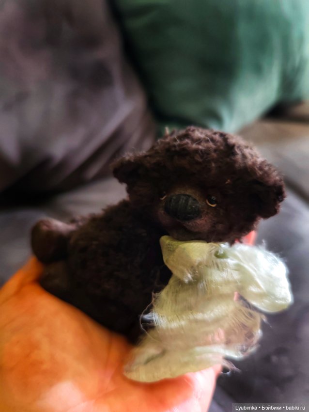 Миниатюрный медведь — Авторские игрушки (фото 5)