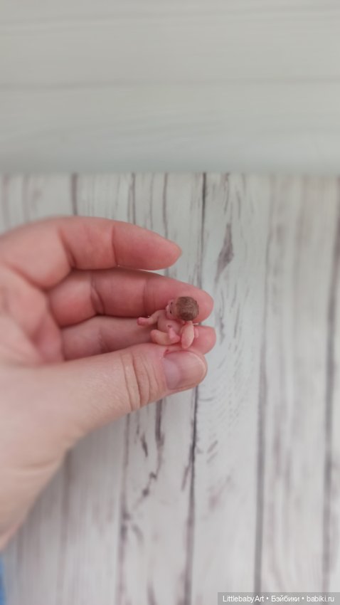 Микро малыш 3 см — Авторские куклы (фото 7)