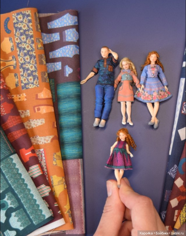 Выкройки одежды для кукол 1:24 (7 см) (фото 4)